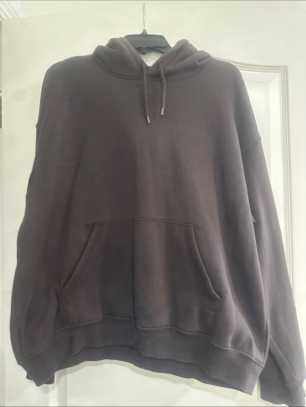 H&M Dark Brown Men's Pullover Hoodie